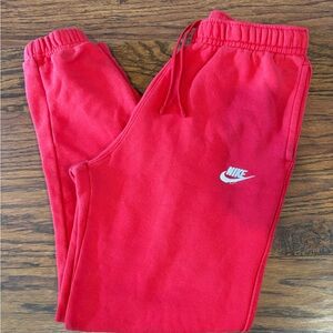 Nike Men’s Red Joggers